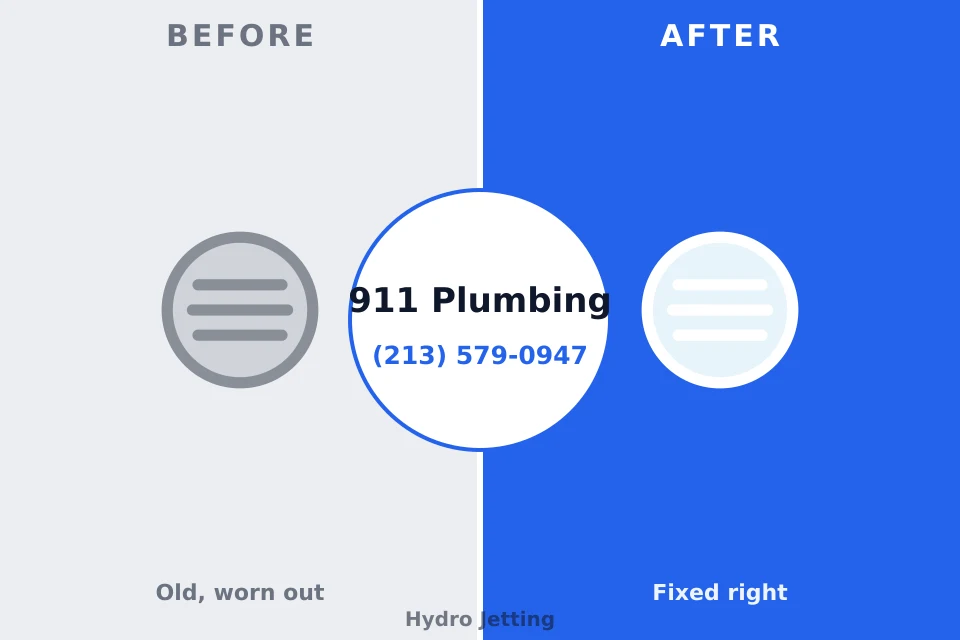 Before and after: plumbing repair Hawaiian Ocean View, HI